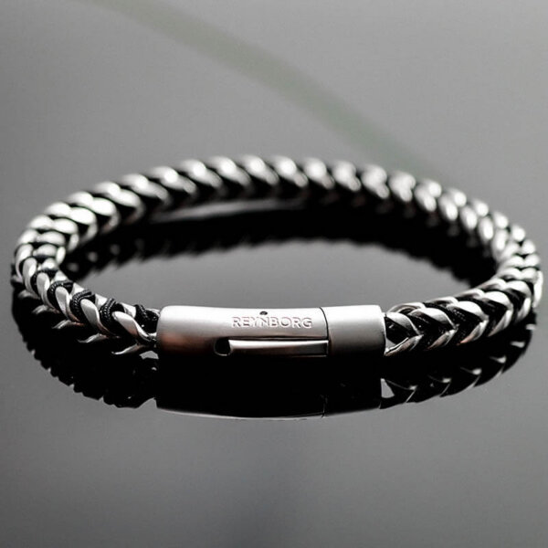 Reynborg_Boston_black_brushed_02 Bracelet Boston Brushed Black